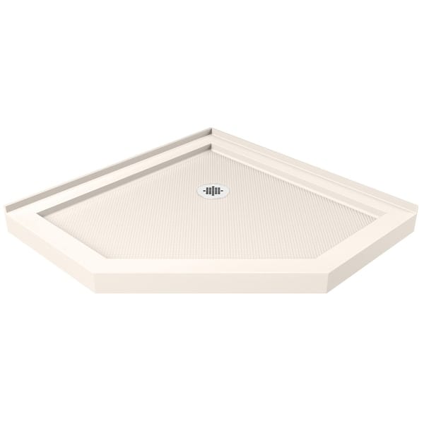 DreamLine SlimLine 42" x 42" NeoAngle Shower Base with Corner Drain